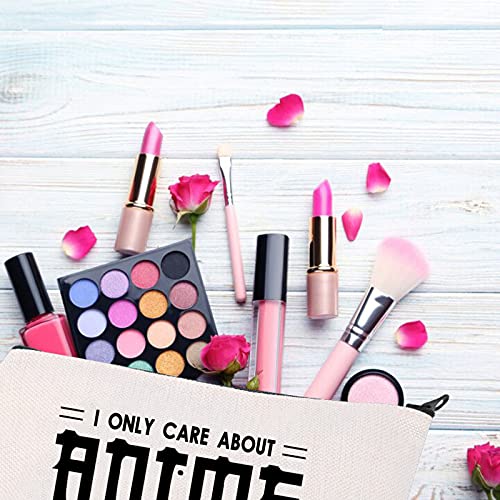 PLITI Anime Lover Gifts for Girls Anime Makeup Bag Anime Lover Gift Japan Anime Fans Gift (Care About Anime bagU) - Image 4