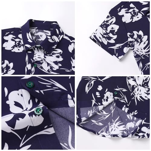 Image of Daddy and Me Matching Outfits Hawaiian Father and Son Matching Shirts for Family Photoshoot Summer Men Boys Father's Day Tops
