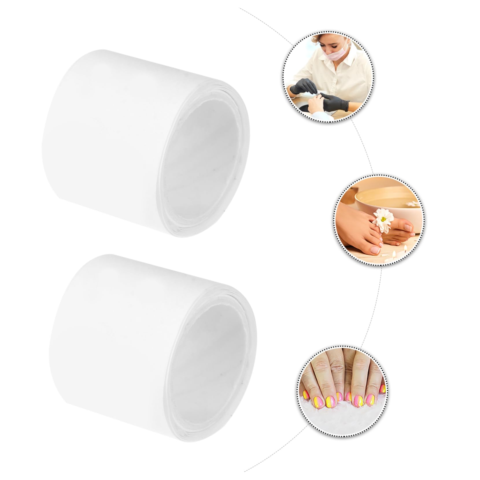 Beaupretty Silk Nail Wrap Nail Fiberglass Self Adhesive Repair Sticker Art Protector for Gel Extension