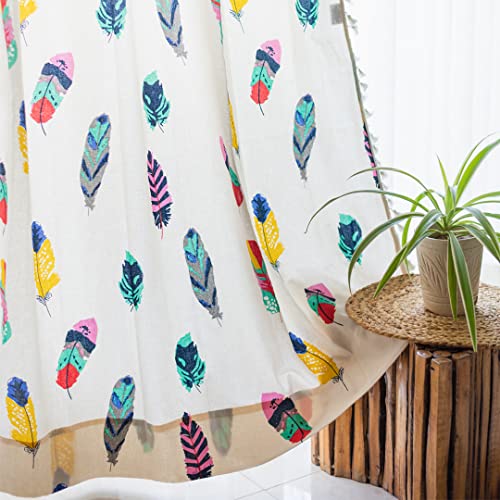Urban Space Store Urban Space 100% Cotton Door Curtain 7x4 1 Pieces - Image 2