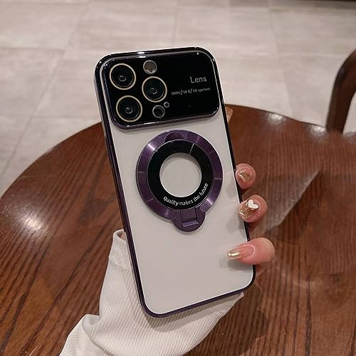 Étui de support magnétique pour iPhone 12 Pro avec protection verre