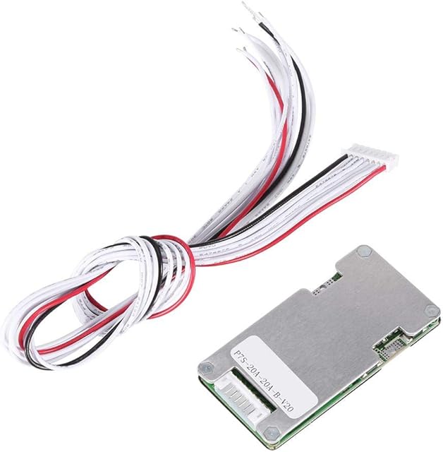 Battery Protection Board with Balancing 24V 20A 7S Lithium Li-ion 18650 Battery BMS Protection Board