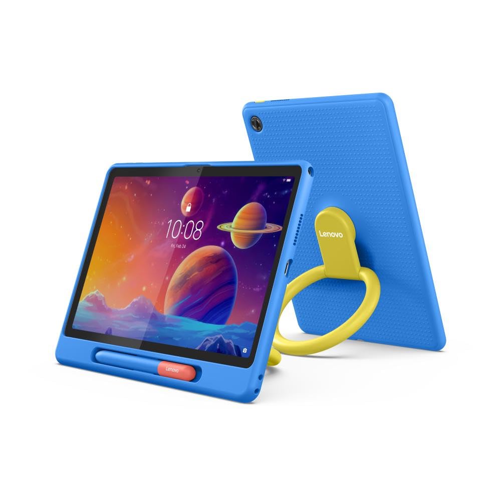 Lenove Play Étui de Protection en Silicone pour Lenovo Tab avec Stylet Tactile et griffonnage Bleu océan