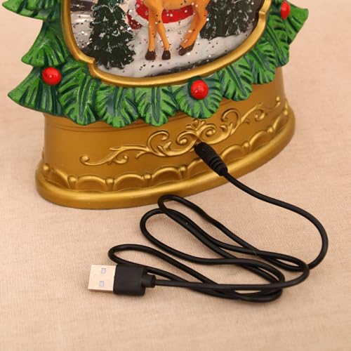 Sapin de Noël rotatif LED douce et sécurisée pour chambre enfant - 5