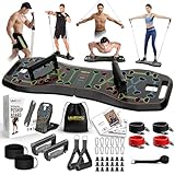 Lalahigh Home Gym Pack - 33 in 1 Pushup Board & Resistance Bands Sets for Effective Full Body Workouts, Professional strength training equiptment for Men and Women, Gift for Boyfriend
