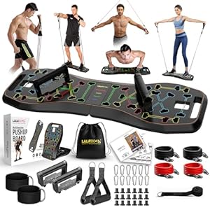 LALAHIGH Portable Home Gym System: Large Compact P...