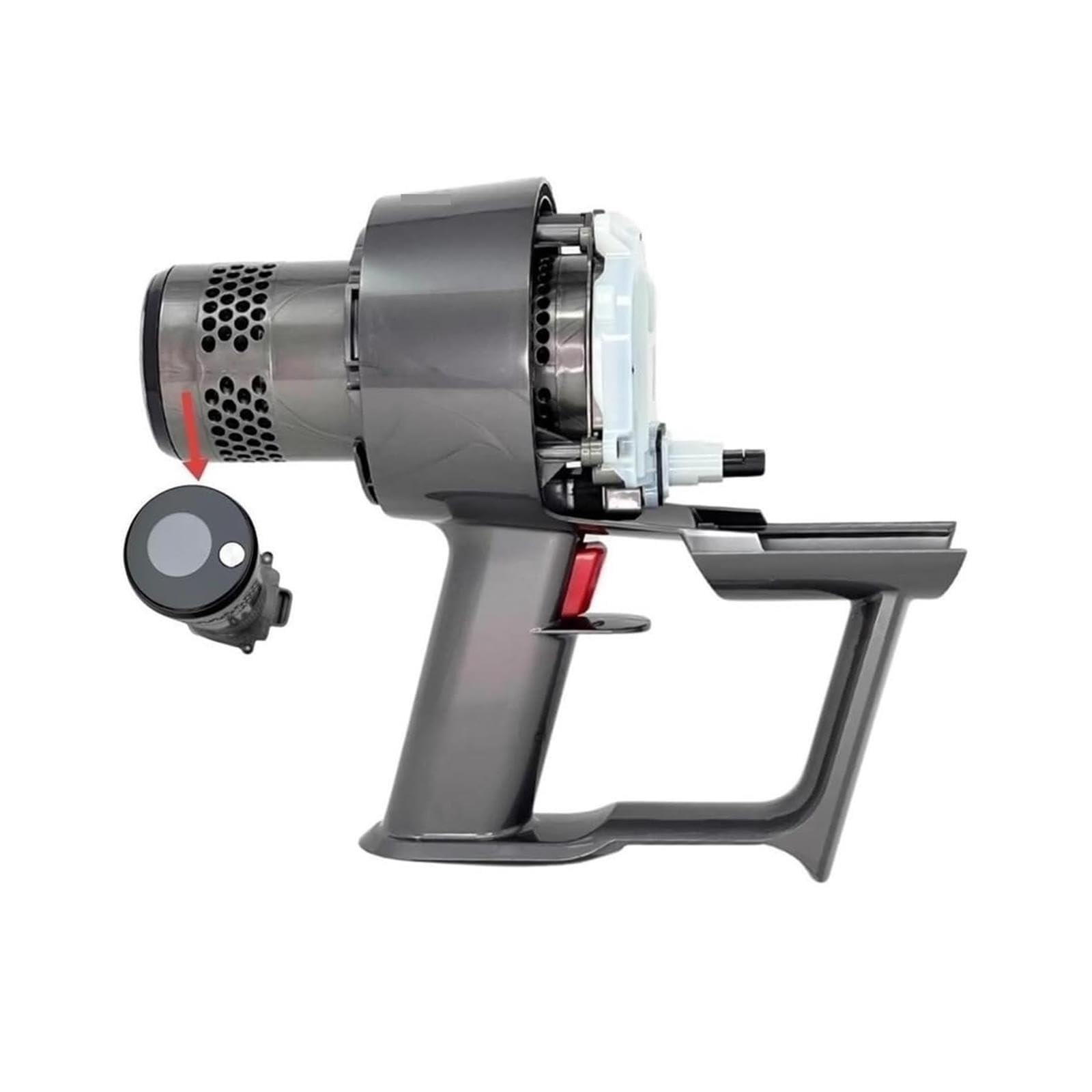 Mango De Cuerpo Plateado,Compatible Con Dyson,SV15 SV17 SV28,Accesorios De Piezas De Repuesto De Motor De Aspiradora En Seco Y Húmedo Inalámbrico De Mano(1*sv15)