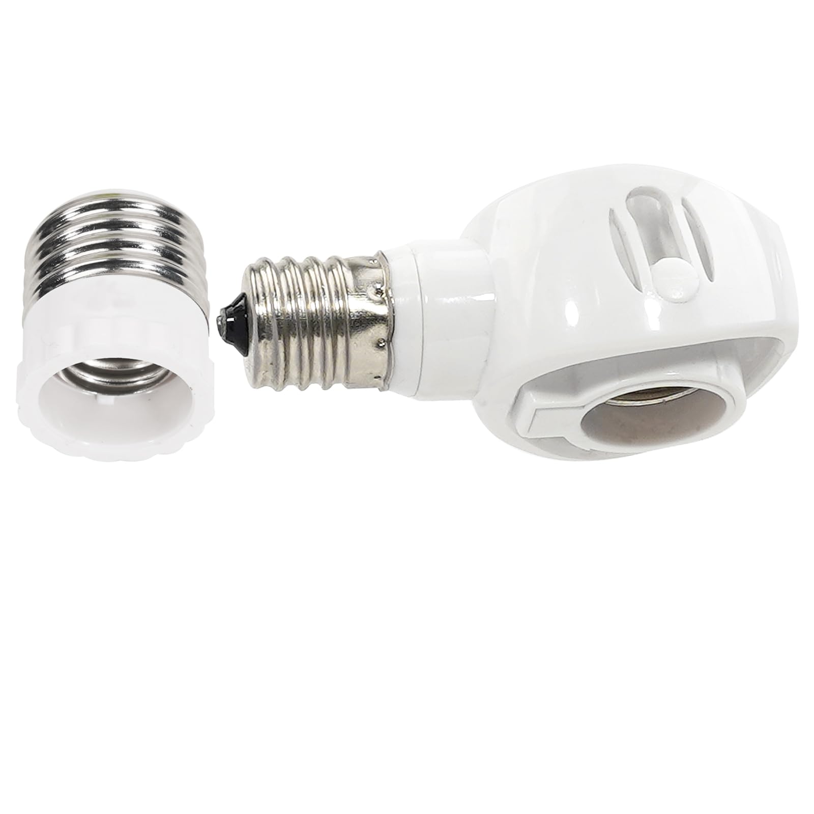 Amazon | Aiwode-みあわせがたE26→E17 LED電球専用-可変式ソケット