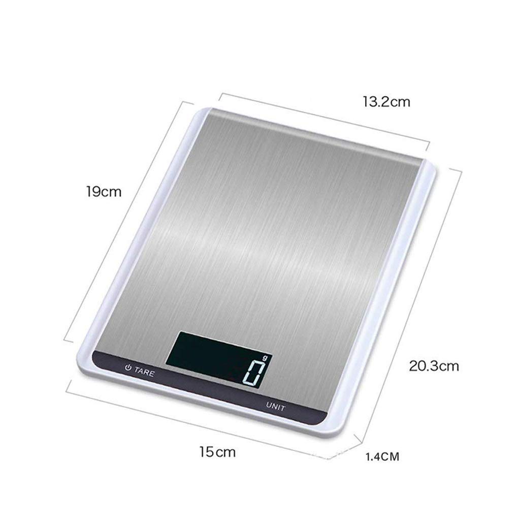 Báscula de gramos portátil, Báscula electrónica de cocina de 10 kg for hornear en el hogar, báscula de alimentos pequeña for té con leche, báscula dedicada for tienda de pesaje.