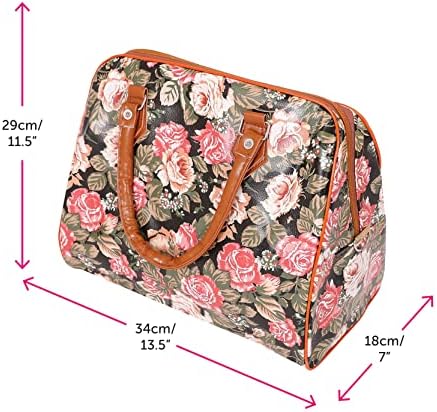 Edwardian Nanny Bag Fancy Dress Accessory - Mary Poppins Style Bag for Fancy Dress Costumes - Pack Of 1