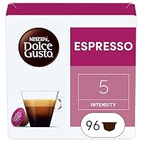 NESCAFÉ DOLCE GUSTO Espresso Caffè, 6 Confezioni da 16 Capsule (96 Capsule Compatibili)