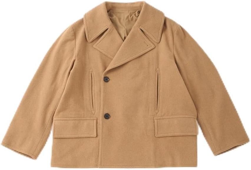 Amazon | [アダムエロペ] ライトメルトン ピーコート ブルゾン/ユニ