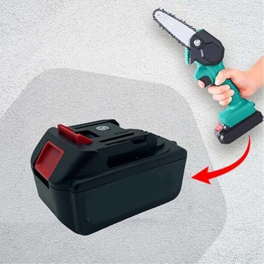 Batteria di Ricambio 4000 mAh, per Dispositivi Elettrici come Sega, Motosega, Smerigliatrice,con Powercheck, Batteria di Ricambio da 4,0 Ah