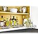 LYNK PROFESSIONAL® Pull Out Spice Rack Organizer for Inside Kitchen Cabinets - 8-1/4 inch Wide - Slide Out Drawer – Chrome Sliding Spice Cabinet Organization Shelf Racks - 1 Tier