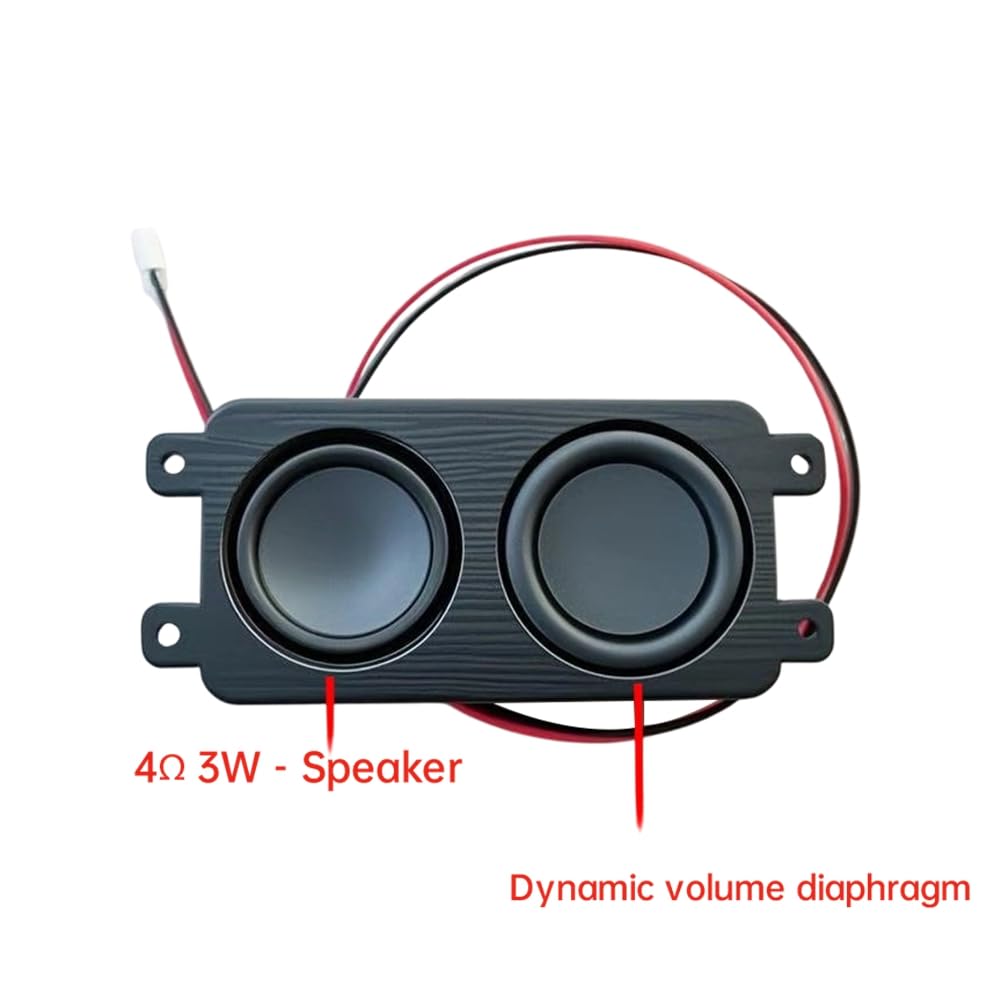 Złącze Głośnikowe 4 Ohm 3W Audio Przenośny Głośnik do Komputera Systemy Domowego