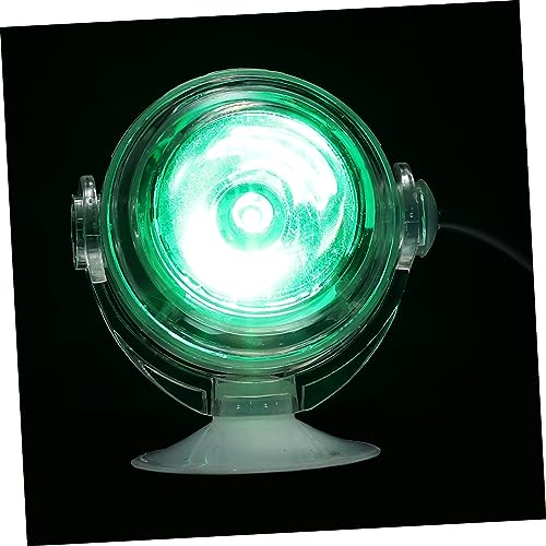 Toyvian Iluminación Subacuática LED para con Ventosa Luz de Punto para Peceras para Decoración y Fotosíntesis de Plantas Acuáticas