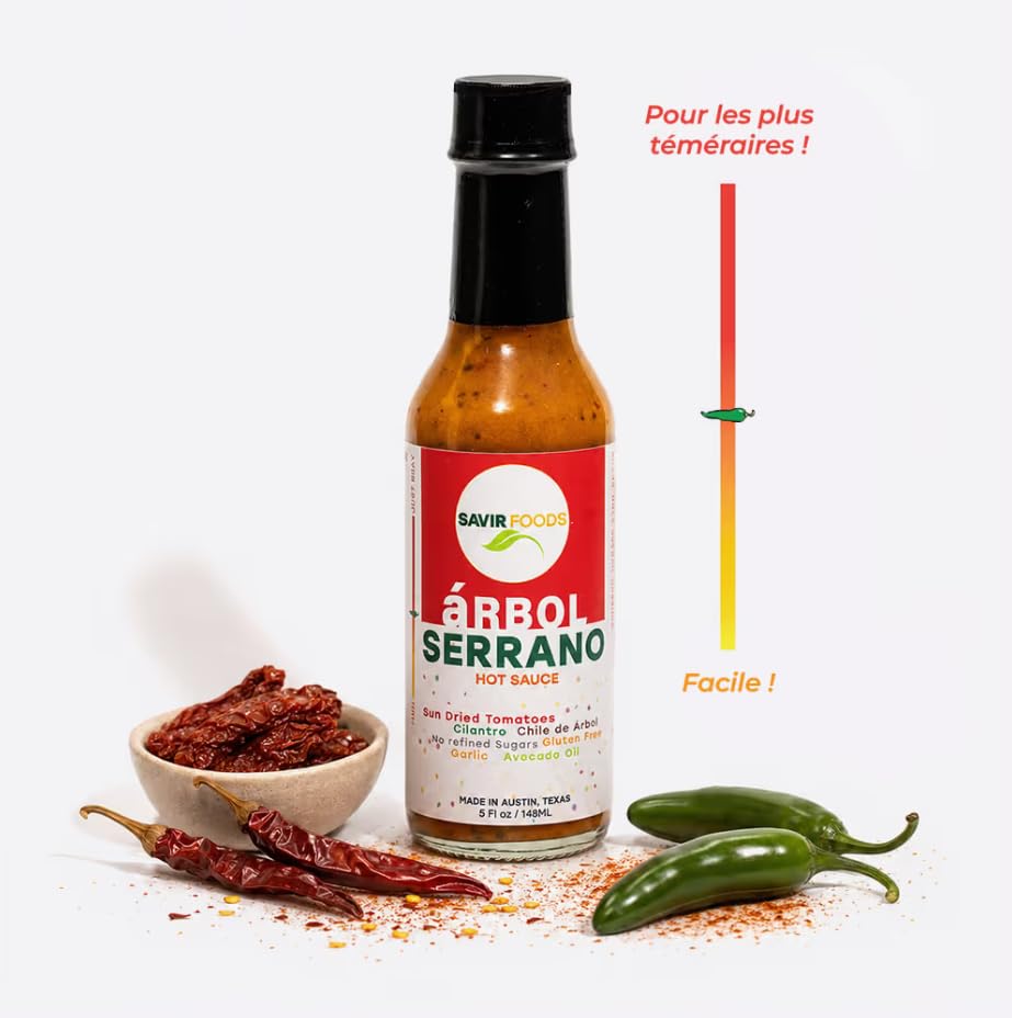 Savir Foods Assortiment de 9 sauces piquantes