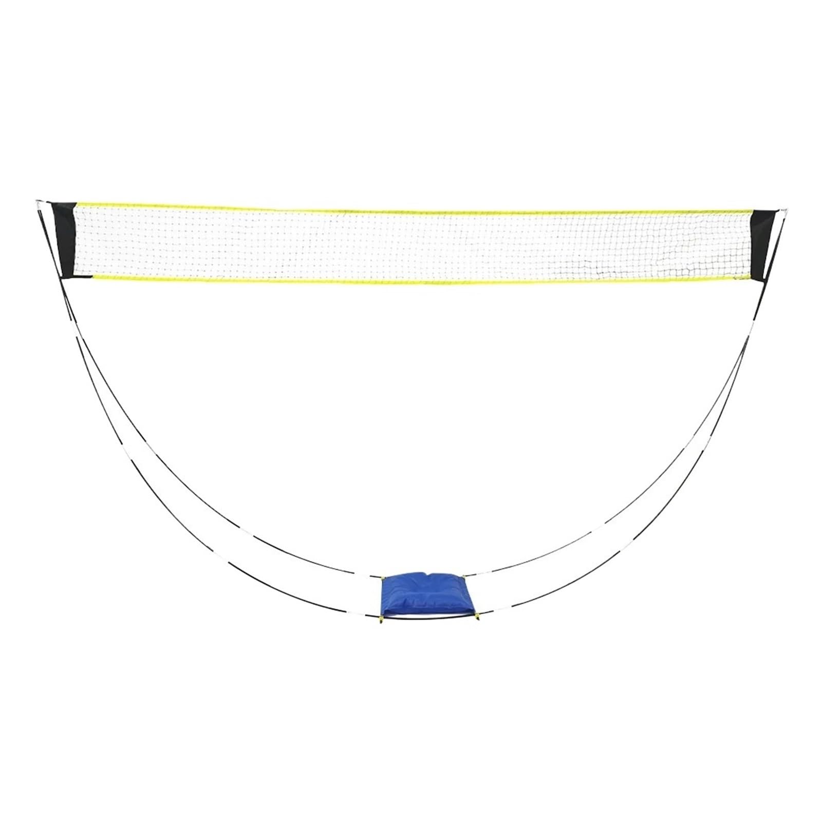 Filets de Badminton, Support de Filet Badminton Portable, Noir, Plage Tennis détachable avec Sac Transport, 3 pièces