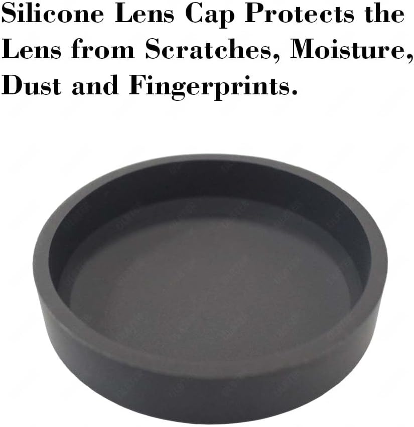 [2 Pieces] Rubber Lens Cover Cap for Fujifilm X100VI Fuji X100V Camera, ULBTER Lens Cap Accessory