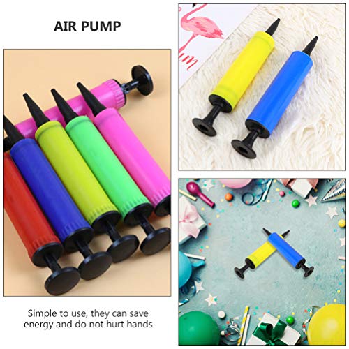 STOBOK Bolas Bomba Bolas Inflador 15 Pcs Mini Balão Portátil Bomba de Ar Balão Soprador Ferramenta d