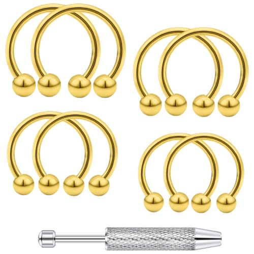 Ovxznts 16G �Z�v�^�������O �T�[�W�J���X�`�[�� ���b�v�����O �n���@�����O �X�l�[�N�o�C�g �X�}�C���[ �s�A�X �W���G���[ ���f�B�[�X �����Y ���a 6mm 8mm 10mm 12mm �s�A�X �{�[�� �O���o�[ �c�[���Z�b�g �S�[���h�g�[��