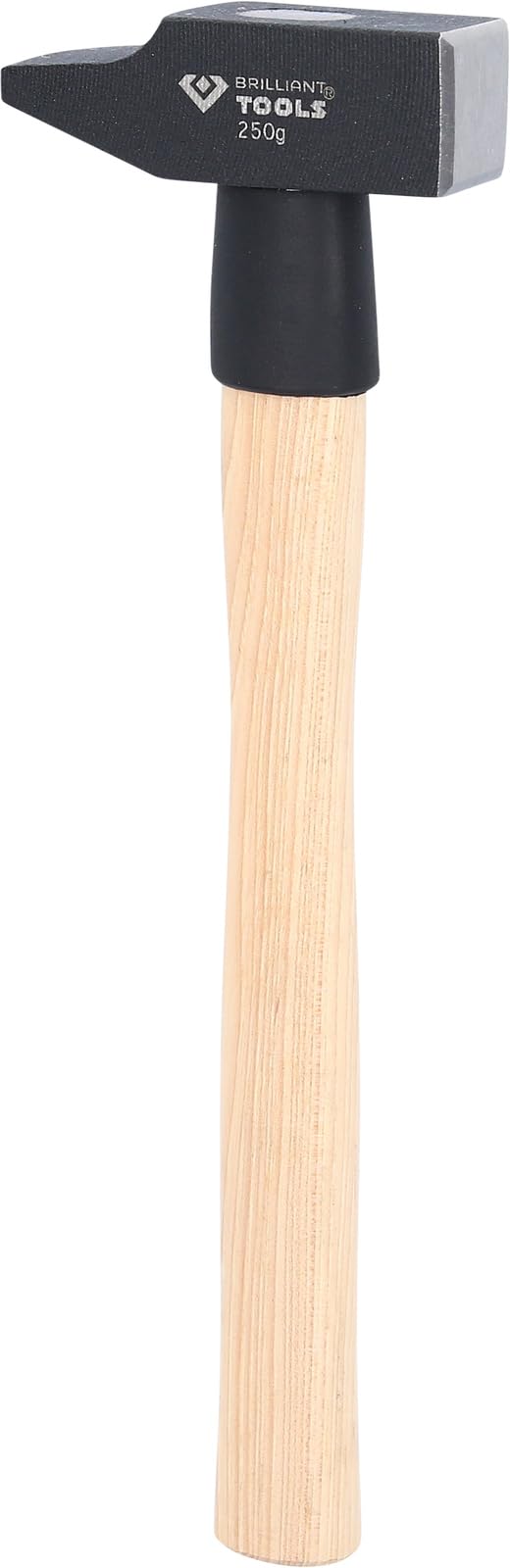 BRILLIANT TOOLS BT077025 Schlosserhammer mit Hickory-Stiel, 250 g, französische Form
