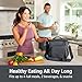 Bentgo Prep Deluxe Insulated Multimeal Bag - Lunch Box Bag, Holds 5 Meals, Premium Insulation up to 8 Hrs, Durable, Water-Resistant - Large Capacity For Adult Meal Prep (Dark Gray)