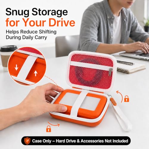 Image of ALKOO Case for LaCie Rugged Mini 1TB /2TB /4TB /5TB External Hard Drive
