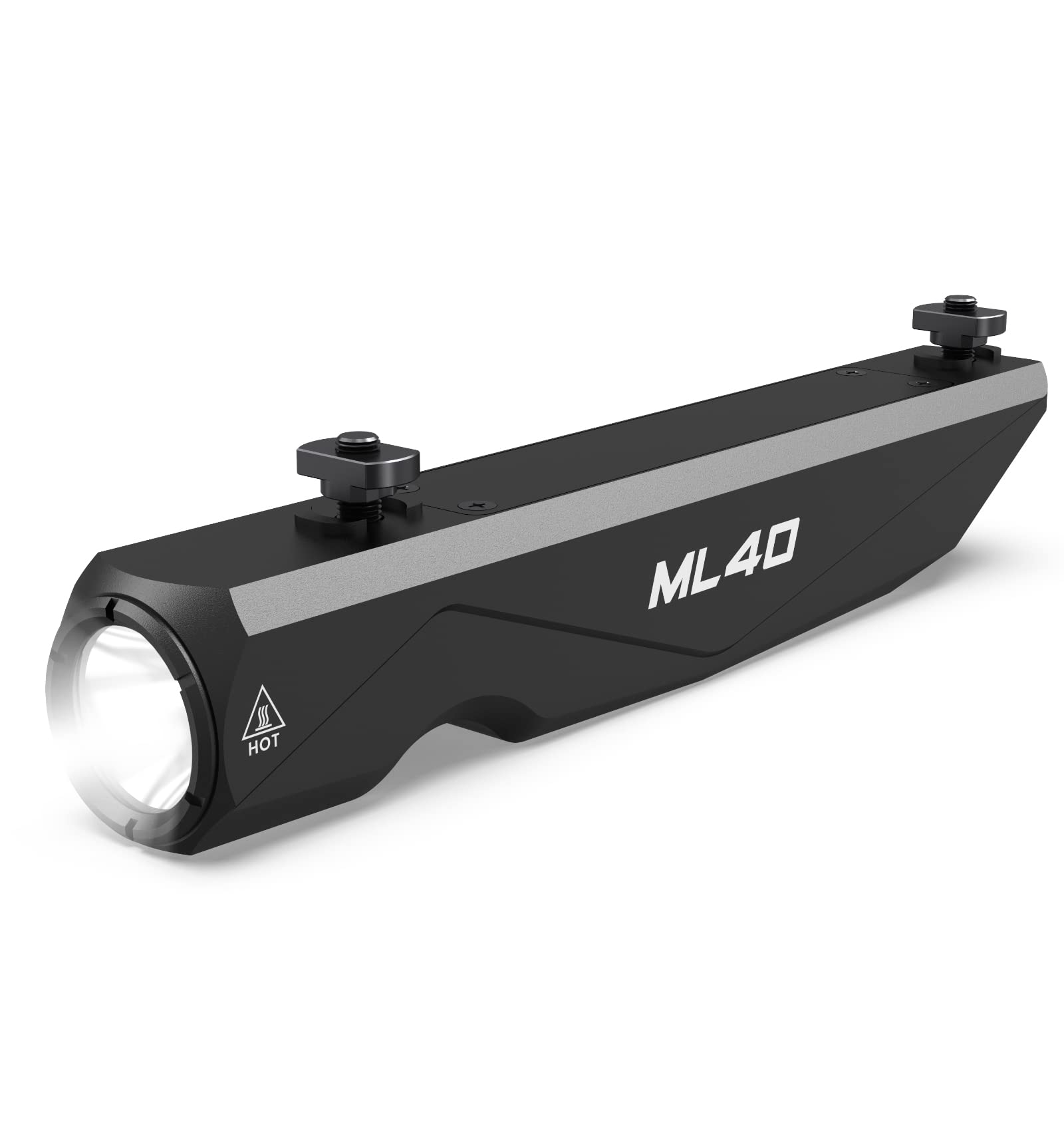 VOTATU ML40 1450 Lumens Weapon Light Compatible with M-Lok Rail Surface, Tactical Flashlight for Rifle, Strobe Function, Magnetic Rechargeable