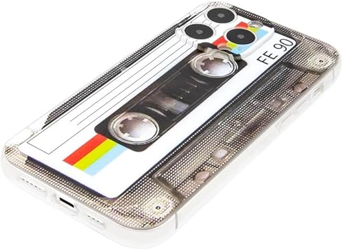 Miniatura 5 de FAteamll Case for iPhone 14 Pro Max Matte Finish Heavy Duty Soft Back Cover with Reinforced Corners TPU Soft Bumper Retro Cassette Tape Case