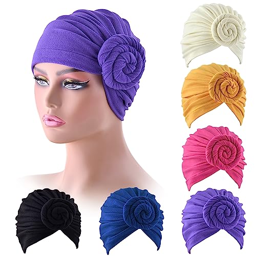 Turbantes para Mujer con Nudo Preformado y Bandana miniatura 2