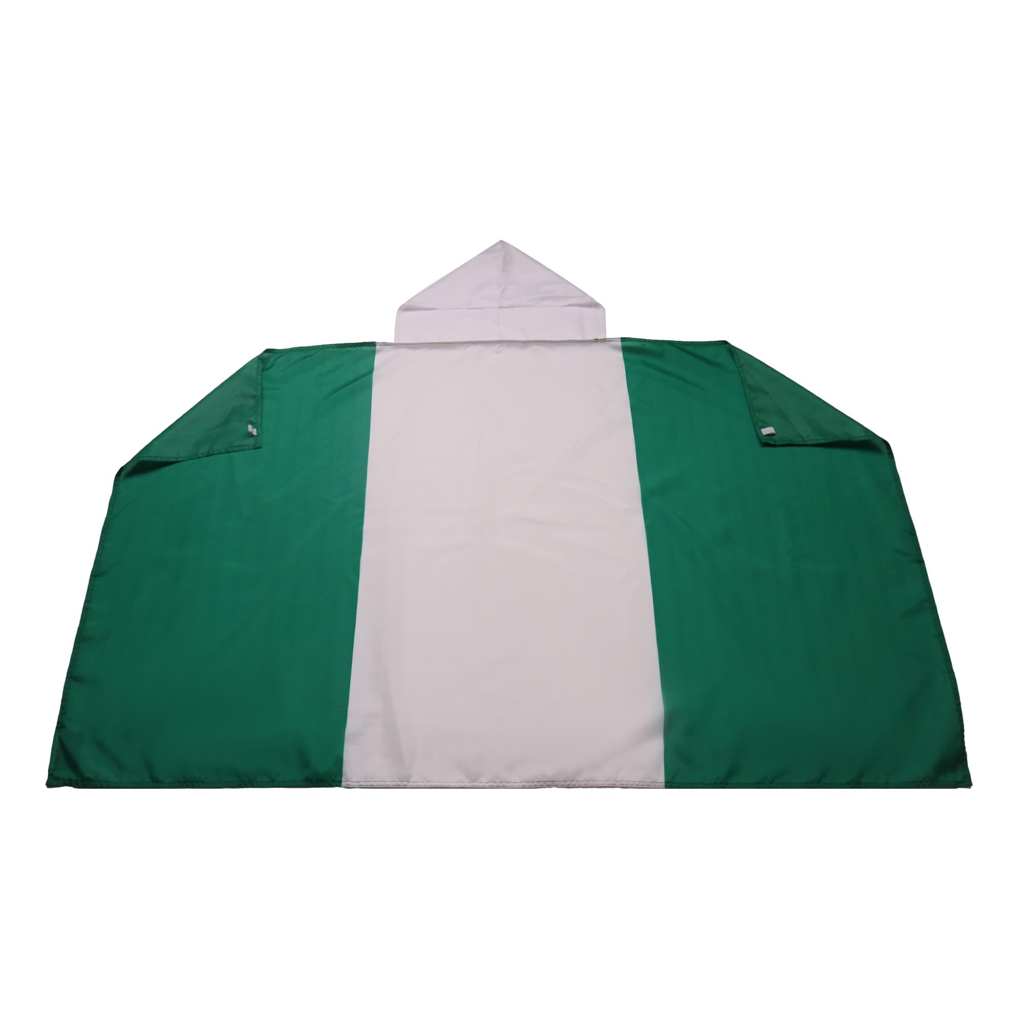 AZ FLAG - Nigeria Body Flag - 3x5 Ft - Nigerian Cap Flag - 100% Polyester with Inegrated Sleeves and Hood - Vivid Colors - 3' x 5' Feet - 150x90 Cm