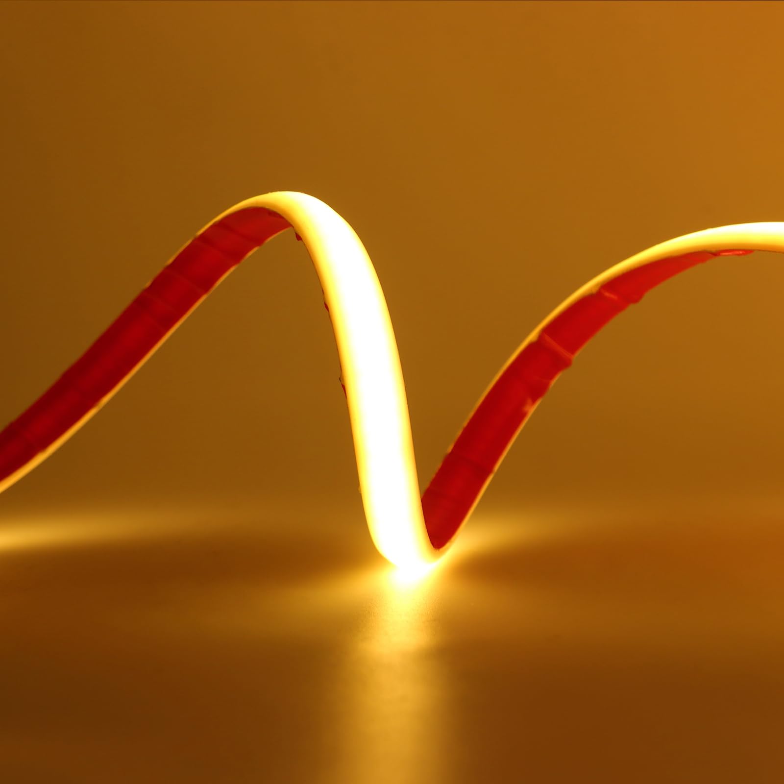 Solar LED Strip, Solarbetriebene COB Neon LED Streifen Außen, 320leds/m, 8 Modi, Schneidbar, IP65 Wasserdicht Diffusion Flex LED Schlauch Band für Garten, Balkon, Treppe (Warmweiß, 10M)