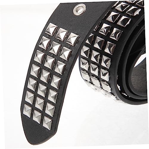 Studded Punk Belt for Women Fashion Jeans Waist Belt Buckle for Casual and Formal Occasions3