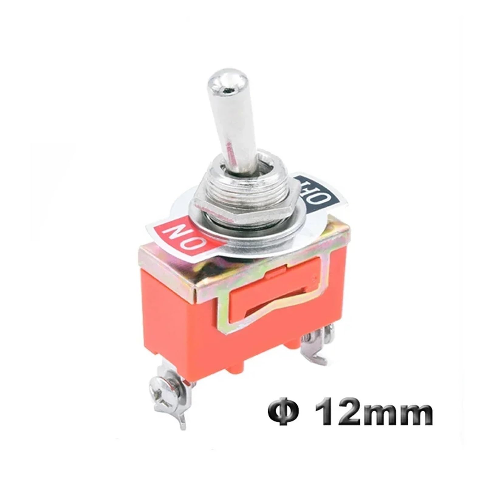 5 uds E-TEN1322 1021 1122 1221 1321 interruptor de palanca SPST DPDT 250V 15A 2 3 enganche de posición tapa impermeable(1122S ON OFF ON)