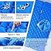 Glymnis Esterilla Inflable Colchoneta Almohada Inflable Impermeable Capacidad Máxima de Carga de...