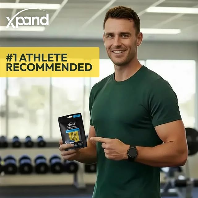 Image of Xpand Quick Release Round-Lacing No Tie Shoelaces System with Elastic Laces - One Size Fits All Adult and Kids Shoes