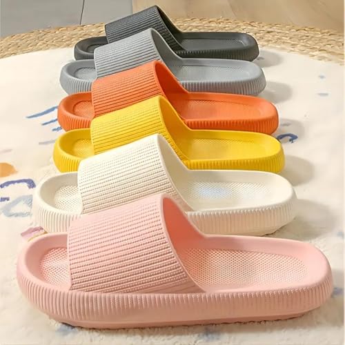 Cloud Slippers for Women Platform Heel Non Slip Sandals Lightweight Comfy House Slippers Casual Indoor Shower Shoes Bathroom Slides3