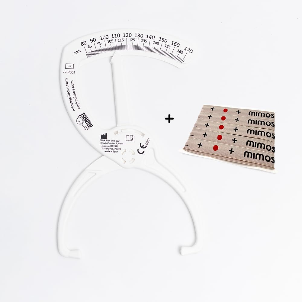 Mimos Craniometer (1 Unit) - Cranial Asymmetry Measurement Tool, Diagnosis and Follow-up of Baby Flat Head Syndrome, Plagiocephaly Assessment.