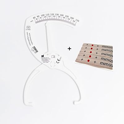 Mimos Craniometer 1 Unit - Cranial Asymmetry Measurement Tool, Diagnosis and Follow-up of Baby Flat Head Syndrome, Plagiocephaly Assessment.