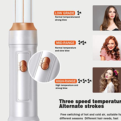 Hot Air Brush,6 In 1 Hair Dryer Brush,2023 Negative Ionic Detachable Hair Dryer & Styler Volumizer,Air Culer Wand,Hair Straightener Brush,Blow Dryer Brush With Ceramic Coating,Hair Styling Tools Set #TOP3