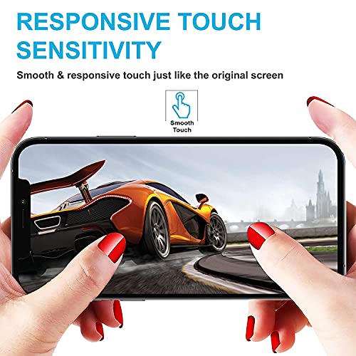 Image of JGD PRODUCTS for iPhone 12, iPhone 12 pro Tempered Glass withh Edge to Edge Screen Coverage and easy installation Kit