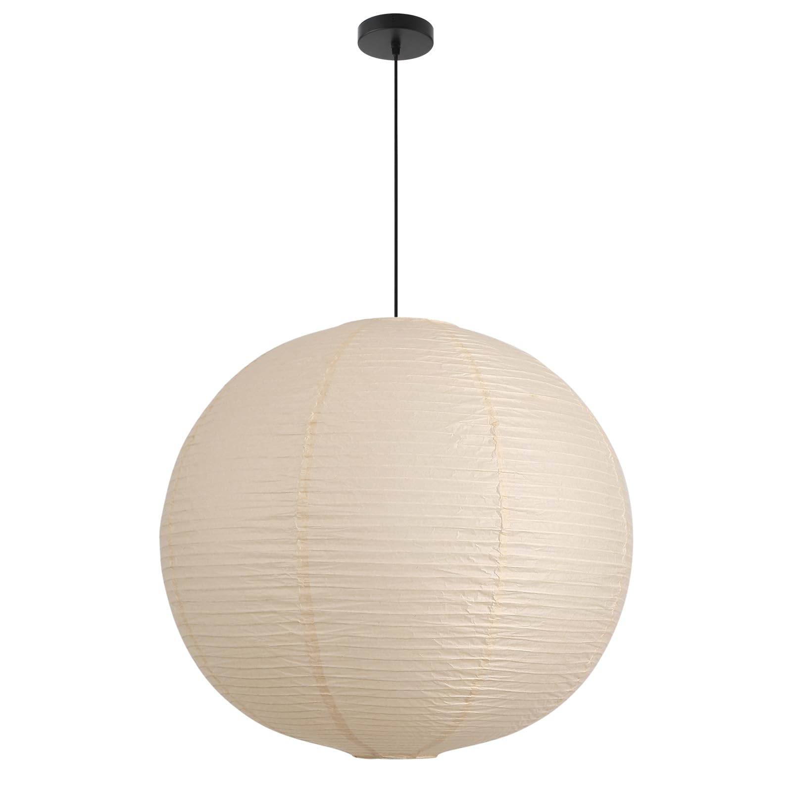 Photo 1 of Fivemengo Paper Pendant Light, 23.6in Off-White