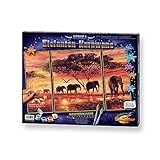 Schipper - 609260455 - Elefanti Vernice Numero Malen Nach Zahlen, Elefanten Karawane - 50 x 80 cm