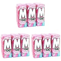 M2GO Strawberry Flavoured Milk, Protein & Electrolytes, 6 x 250ml Longlife UHT Milk (Pack of 3)