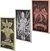 Exquisite Gaming: Digiplate Starter Pack - Stranger Things: The Upside Down - 3 Collectible Metal Cards, Phone Stand, Copper-Gold-Silver Image Plates