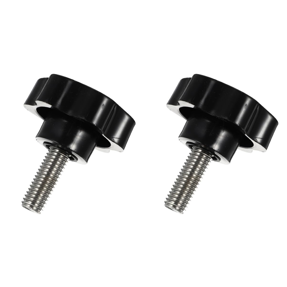 CHILDWEET 2pcs Star Knobs Thread Handle Clamping Knobs for Mechanical Equipment Furniture and