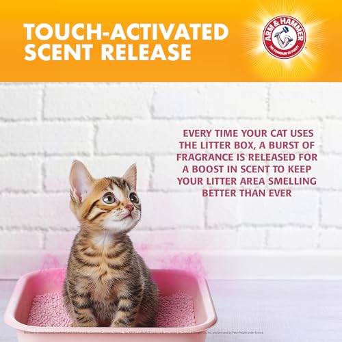 Arm & Hammer Calming Cat Litter Deodorizing Crystals, Chamomile, 15 Oz | Baking soda formula with essential oils; touch-activated burst of fragrance with each use, bergamot notes, calming aroma - image 5