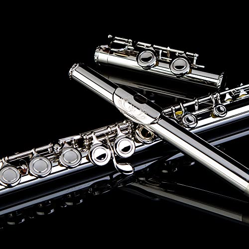 image for Rhythm C Flutes with Engraved Flower Closed Hole 16 Keys Flute For Stu