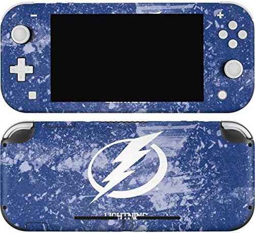 Skinit Decal Gaming Skin Compatible with Nintendo Switch Lite - Officially Licensed NHL Tampa Bay Lightning Jersey Design